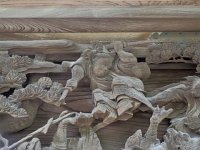 15大天狗の前での烏天狗と若武者の試合