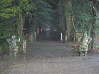霧島岑神社の仁王像  1716年