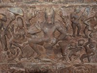 AA1 0136  天井ナンディの上に乗るシヴァとウマー、カーライッカルアンマイヤール