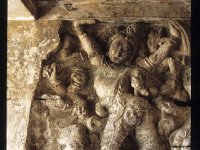 MUKTE011  ゾウの悪魔を退治するシヴァ ８世紀中頃