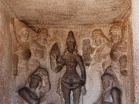 DSC 0429  ドゥルガー、自分の首を切って布施する信者、自分の手首を切って布施する信者 7世紀